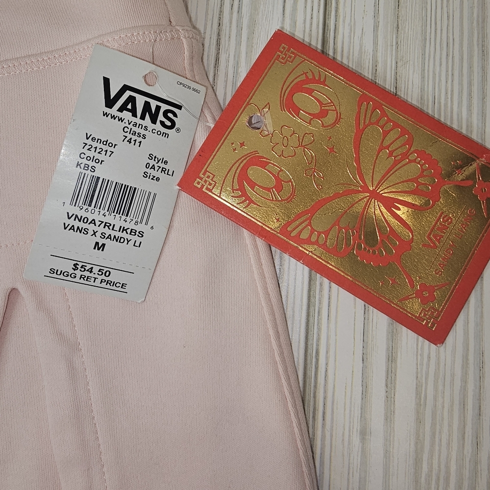 Vans x Sandy Liang NWT Tennis Skort Built in Shorts Stretchy Pink Black Size M - Picture 5 of 7